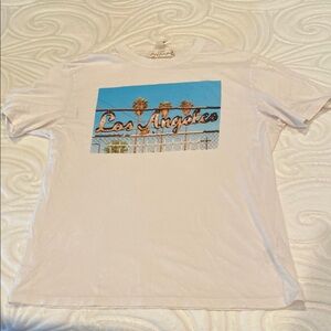 White Los Angeles Graphic Tee